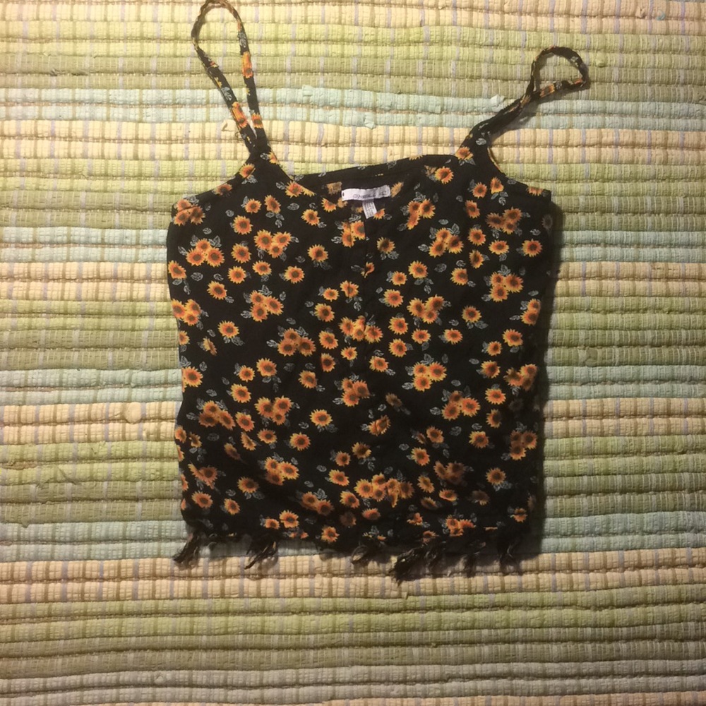 Pac Sun Sunflower Croptop